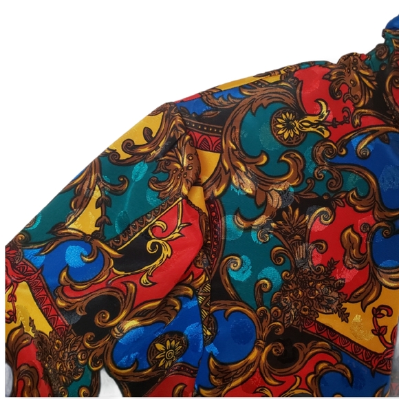 Laura & Jayne Collection Vintage Colorful Blouse - Picture 4 of 11